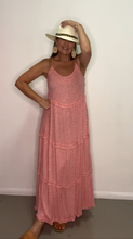 Load image into Gallery viewer, Tie strap pink maxi
