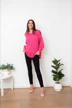 Load image into Gallery viewer, Pink Waffle Knit Jumper
